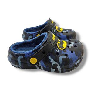 Crocs Fun Lab Iconic Batman Clog Child 9 Blue Classic Lined